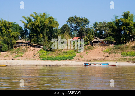 Ban Xang Hai bekannt als Whisky-Dorf in der Nähe von Luang Prabang Laos Stockfoto