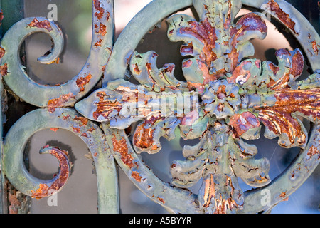 Detail Rost Stillleben La Recoleta Friedhof Friedhof von Recoleta, Buenos Aires-Argentinien-Südamerika Stockfoto