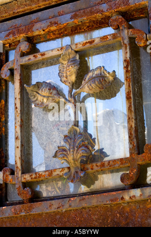 Detail Rost Stillleben La Recoleta Friedhof Friedhof von Recoleta, Buenos Aires-Argentinien-Südamerika Stockfoto