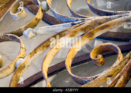 Detail Rost Stillleben La Recoleta Friedhof Friedhof von Recoleta, Buenos Aires-Argentinien-Südamerika Stockfoto