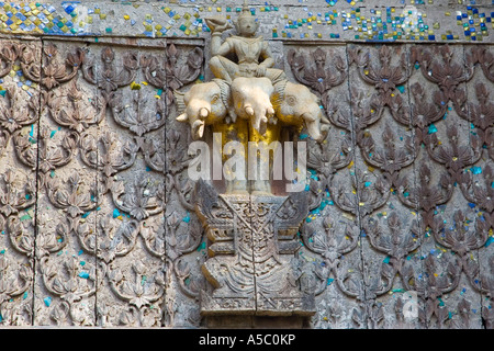Tempel-Detail am Wat Telefon Xai Luang Prabang Laos Stockfoto