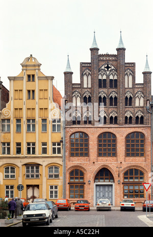 Stralsund, Alter Markt, Wulflamhaus Stockfoto