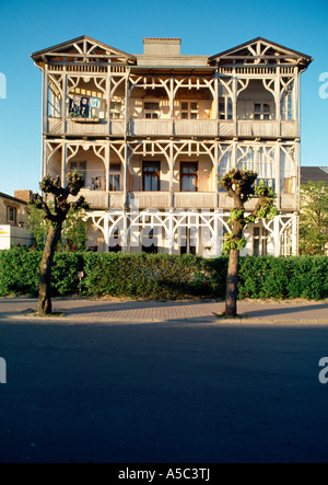 Binz/Rügen, Bädervilla, Stockfoto