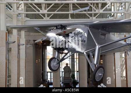 St. Louis Missouri MO USA The Missouri Gesellschaft Museum in Forest Park Nachbau von Spirit of St. Louis Stockfoto