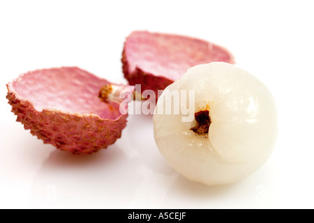 Litschi, exotische Früchte Stockfoto