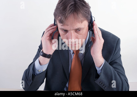 Call Center Agent Stockfoto