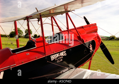 Wunderschön restaurierte De Havilland Gipsy Moth Flugzeug Stockfoto