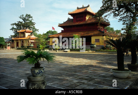 Die Kaiserstadt der Zitadelle Hue Vietnam Stockfoto