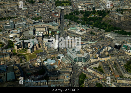 Luftaufnahme von Edinburgh Stockfoto