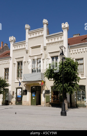 Ethnographie-Museum Franz Binder auf der Piata Mica, Sibiu, Rumänien Stockfoto