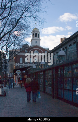 Faneuil Hall, Boston MA Stockfoto