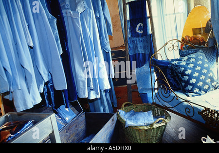 Blaue du Pastel de Lectoure Stockfoto