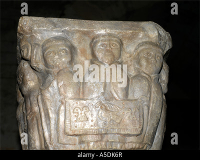 Skulptur im Museum Palast der Könige von Mallorca Perpignan Frankreich Stockfoto