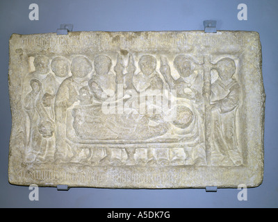 Skulptur im Museum Palast der Könige von Mallorca Perpignan Frankreich Stockfoto