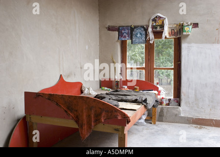 Unterkunft der Bibliothekar des Kloster Alchi in Ladakh. Stockfoto