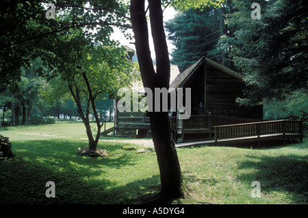 Helvetia Altstadt, Helvetia, Randolph County, West Virginia Stockfoto