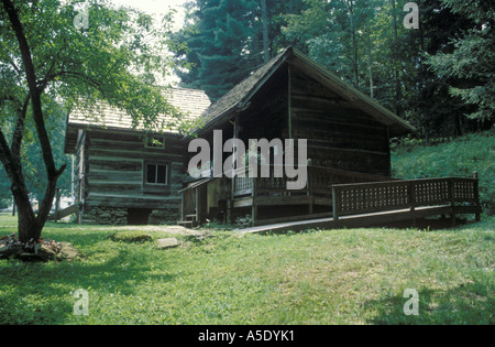 Helvetia Dorf Altstadt, Helvetia, Randolph County, West Virginia Stockfoto