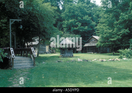 Helvetia Dorf Altstadt, Helvetia, Randolph County, West Virginia Stockfoto