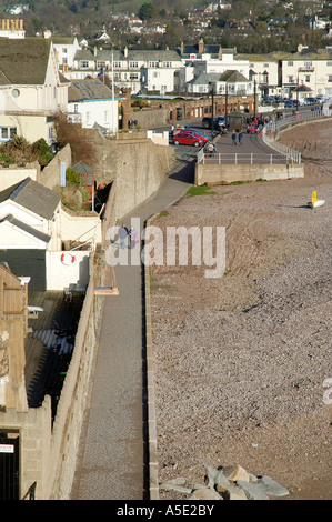 Sidmouth, Devon, UK im Januar 2007 Stockfoto