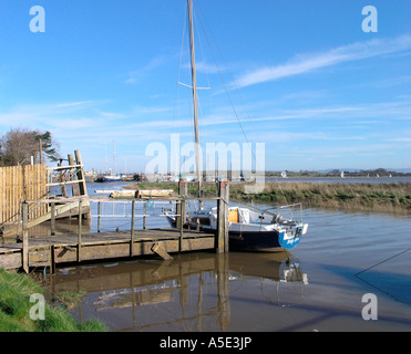 Skippool Creek und der Mündung des Flusses Wyre Stockfoto