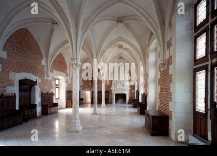 Amboise, Schloß, La Salle du Conseil Stockfoto