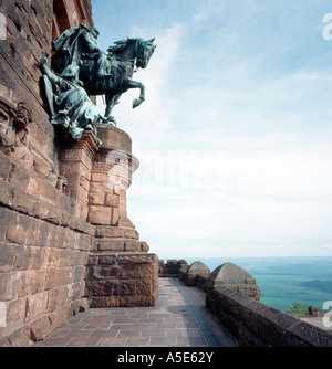 Kyffhäuser Denkmal, Kaiser-Wilhelm-Denkmal Stockfoto