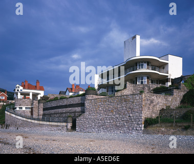 Condover House, ehemals Villa Marina, Llandudno, Wales (1936). Architekt: Harry Weedon (1888-1970) Stockfoto