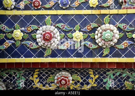 Wat Pho Tempel des liegenden Buddha in Bangkok Stockfoto