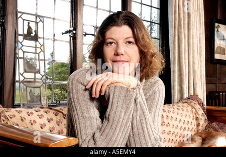 Sigrid Rausing Gründer des Sigrid Rausing Trust an ihrem Wadhurst Sussex nach Hause Stockfoto