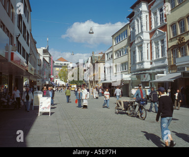 Grosse Strasse, Osnabrück, Neidersachsen (Niedersachsen), Deutschland. Stockfoto
