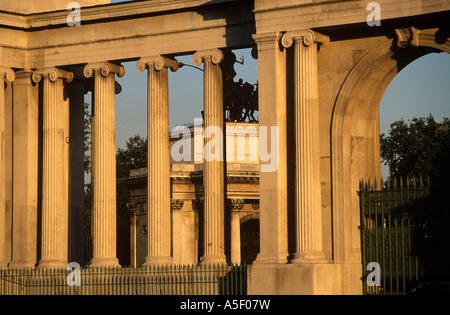 Die Spalten für den großen Auftritt am Hyde Park Corner in London Stockfoto