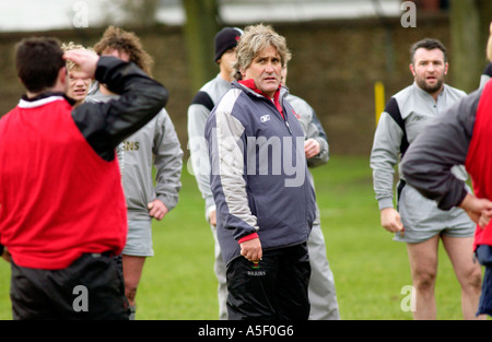 Professionelle Rugby-Trainer Scott Johnson Stockfoto