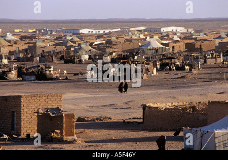Saharauischen Flüchtlingslager in Tindouf westlichen Algerien Stockfoto