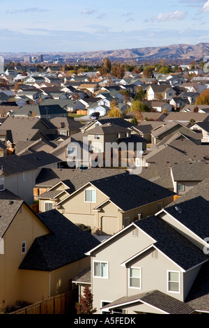 Wohnsiedlungen tragen zur Zersiedelung in Boise, Idaho Stockfoto