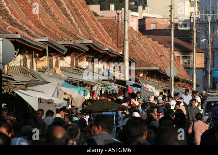 Analakely Markt Pavillon in Antananarivo, Madagaskar Stockfoto