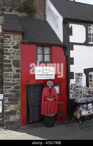 Kleinste Haus in Großbritannien in Conwy N Wales UK Stockfoto