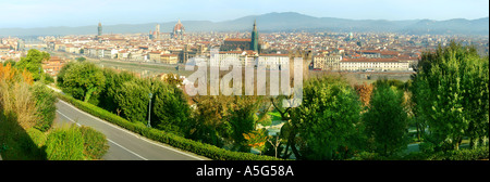 Piazzale Michelangiolo-Florenz-Firenze-Toscana-Italien-Europa Stockfoto