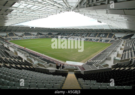 Das Liberty Stadium in Morfa Bezirk von Swansea, Südwales, Großbritannien. Stockfoto