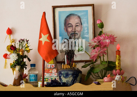 Ho Chi Minh Schrein Catba Insel Halong Bucht Vietnam Stockfoto