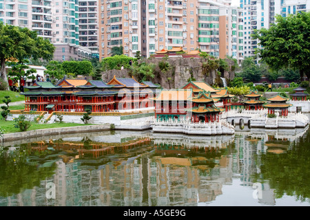 Miniatur Repliken Splendid China kulturelle Themenpark Shenzhen China Stockfoto