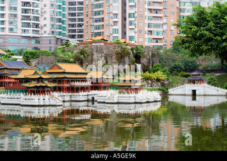 Miniatur Repliken Splendid China kulturelle Themenpark Shenzhen China Stockfoto