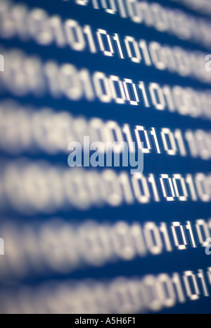 Computer-Code-Nummern Stockfoto