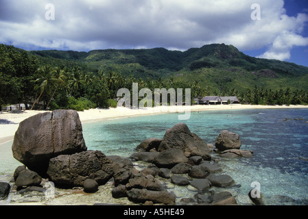 Coconut Grove Hotel le Meridien Barbarons Mahe Island Seychellen Stockfoto