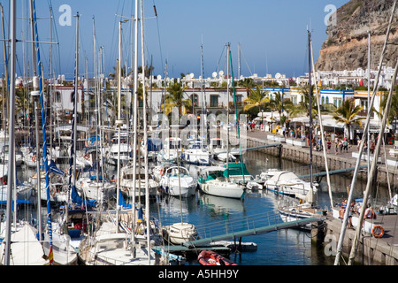 Malerischen und bunten Puerto De Mogan auf Gran Canaria auf den Kanarischen Inseln Stockfoto