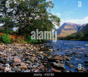 Glen Etive schottischen Highlands Oktober Stockfoto