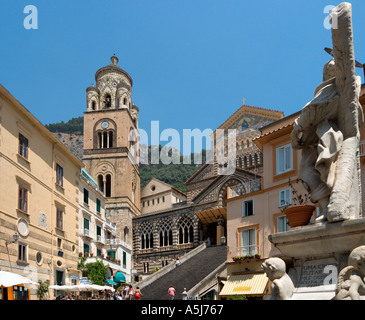 Der Duomo, Amalfi, neapolitanische Riviera, Italien Stockfoto