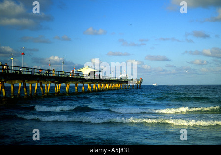 Jetty Fort Lauderdale Florida Stockfoto