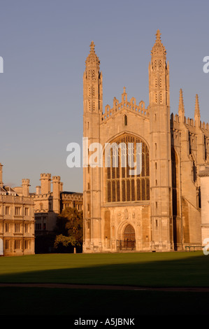 Kings College in Cambridge im warmen Sonnenlicht Stockfoto