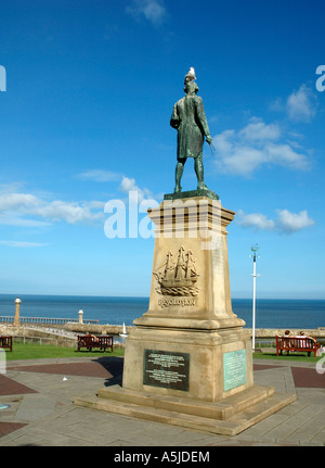 Captain Cook Monument in Whitby North Yorkshire Stockfoto
