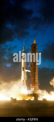 Apollo 4 abheben.  09.11.1967 Stockfoto